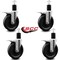Service Caster 6'' Phenolic Swivel 1-3/4'' Expanding Stem Caster Set Total Lock Brake, 4PK SCC-EXTTL20S615-PHS-134-4 - alternate 3